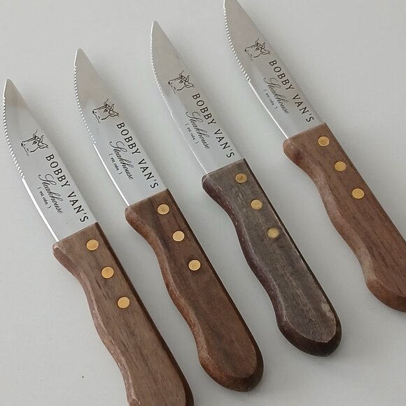 Bobby Van's Rustic Steak Knives -Set of (4) - Picture 1 of 6